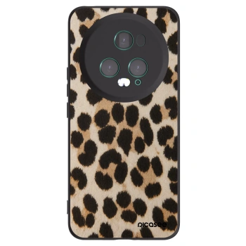 Picasee crna silikonska maskica za Honor Magic5 Pro - Brown Tiger
