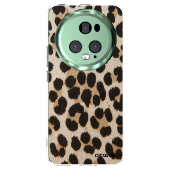 Picasee silikonska prozirna maskica za Honor Magic5 Pro - Brown Tiger