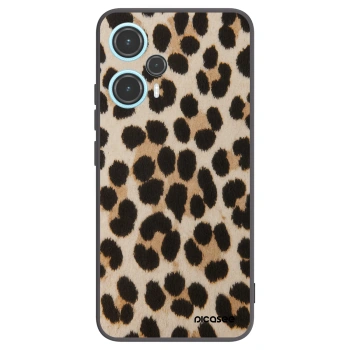 Picasee crna silikonska maskica za Xiaomi Poco F5 - Brown Tiger