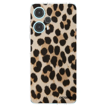 Picasee silikonska prozirna maskica za Xiaomi Poco F5 - Brown Tiger