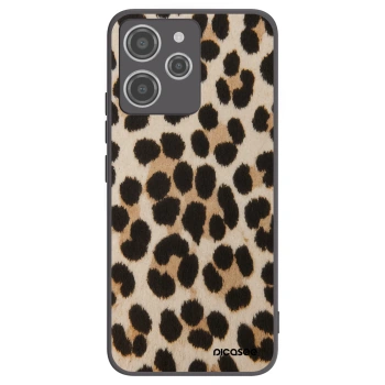 Picasee crna silikonska maskica za Xiaomi Redmi 12 4G - Brown Tiger