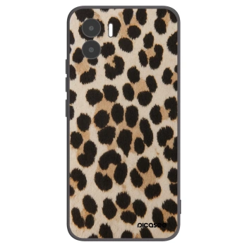 Picasee crna silikonska maskica za Xiaomi Redmi A2 - Brown Tiger