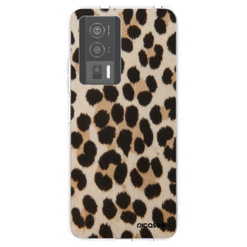 Picasee silikonska prozirna maskica za Xiaomi Poco F5 Pro 5G - Brown Tiger