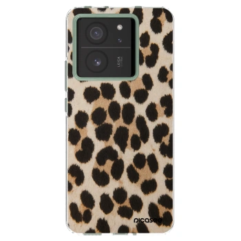 Picasee silikonska prozirna maskica za Xiaomi 13T - Brown Tiger