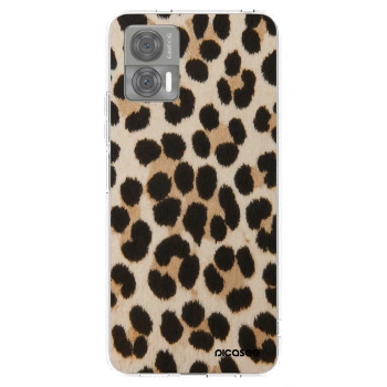 Picasee silikonska prozirna maskica za Motorola Edge 30 Neo - Brown Tiger