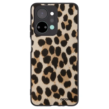 Picasee crna silikonska maskica za Honor X7a - Brown Tiger