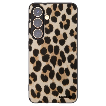 Picasee crna silikonska maskica za Samsung Galaxy S24 S921B 5G - Brown Tiger