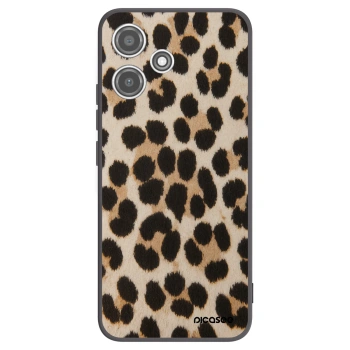 Picasee crna silikonska maskica za Xiaomi Redmi 12 5G - Brown Tiger