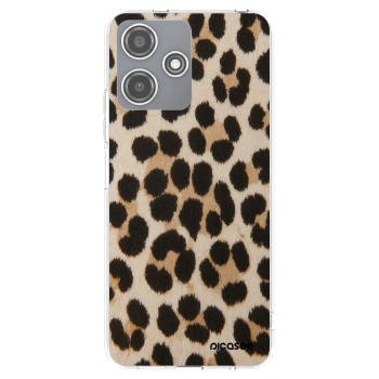 Picasee silikonska prozirna maskica za Xiaomi Redmi 12 5G - Brown Tiger