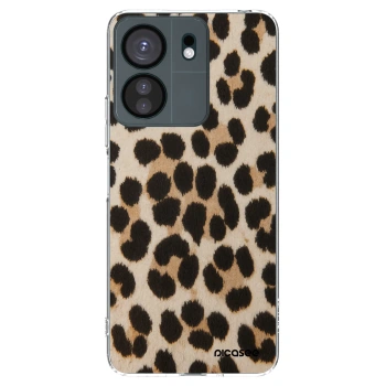 Picasee silikonska prozirna maskica za Xiaomi Redmi 13C 4G - Brown Tiger