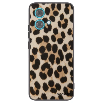 Picasee crna silikonska maskica za Motorola Edge 40 Neo - Brown Tiger
