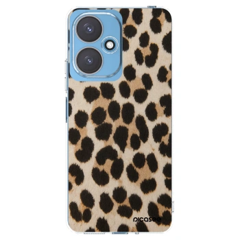 Picasee silikonska prozirna maskica za Xiaomi Redmi 13C 5G - Brown Tiger