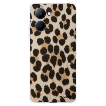 Picasee silikonska prozirna maskica za Realme C33 (2023) - Brown Tiger