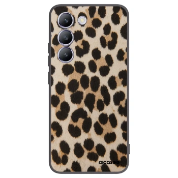 Picasee crna silikonska maskica za Vivo V40 SE 5G - Brown Tiger