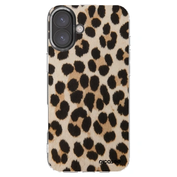 Picasee silikonska prozirna maskica za Apple iPhone 16 Plus - Brown Tiger