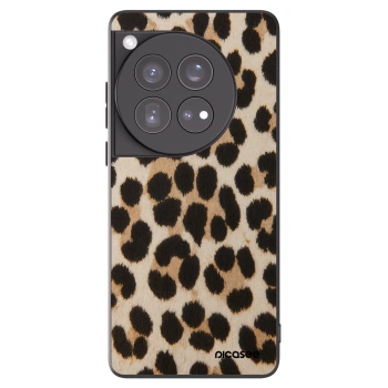 Picasee crna silikonska maskica za OnePlus 12 5G - Brown Tiger