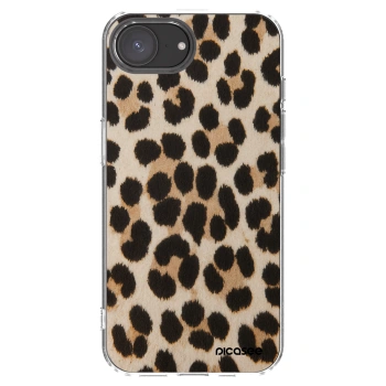 Picasee silikonska prozirna maskica za Apple iPhone 16e - Brown Tiger