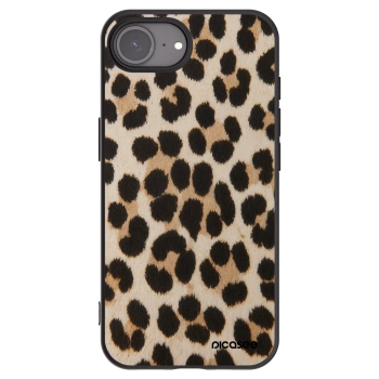 Picasee crna silikonska maskica za Apple iPhone 16e - Brown Tiger