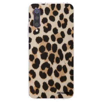 Picasee silikonska prozirna maskica za Xiaomi Mi 9 - Brown Tiger