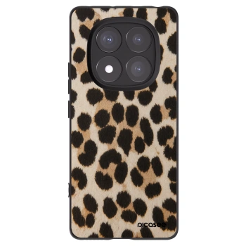 Picasee crna silikonska maskica za Xiaomi Redmi Note 14 Pro+ 5G - Brown Tiger