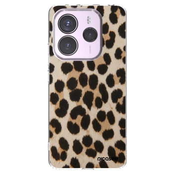 Picasee silikonska prozirna maskica za Xiaomi Redmi Note 14 5G - Brown Tiger