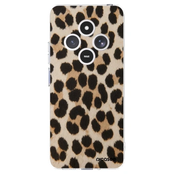 Picasee silikonska prozirna maskica za Xiaomi Redmi 14C - Brown Tiger