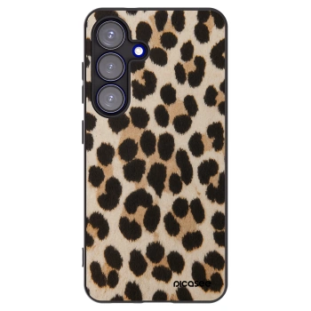 Picasee crna silikonska maskica za Samsung Galaxy S25 5G - Brown Tiger