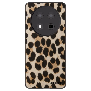 Picasee crna silikonska maskica za Honor Magic7 Lite 5G - Brown Tiger