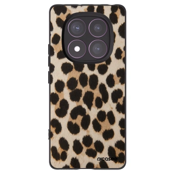 Picasee crna silikonska maskica za Xiaomi Redmi Note 14 Pro 4G - Brown Tiger