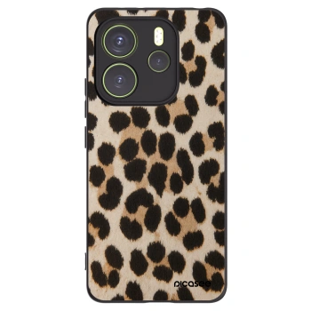 Picasee crna silikonska maskica za Xiaomi Redmi Note 14 4G - Brown Tiger