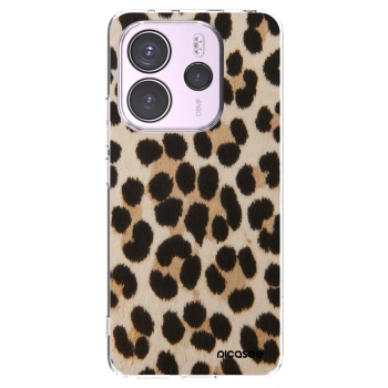 Picasee silikonska prozirna maskica za Xiaomi Redmi Note 14 4G - Brown Tiger