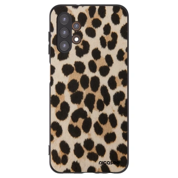 Picasee crna silikonska maskica za Samsung Galaxy A13 5G - Brown Tiger