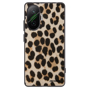 Picasee crna silikonska maskica za Xiaomi Poco F7 5G - Brown Tiger