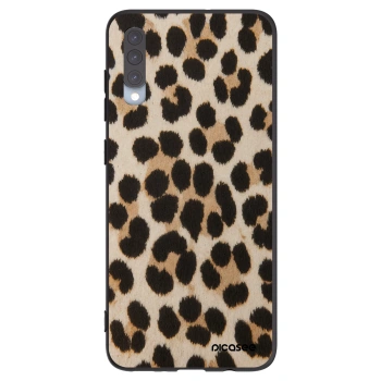 Picasee crna silikonska maskica za Samsung Galaxy A70 A705F - Brown Tiger