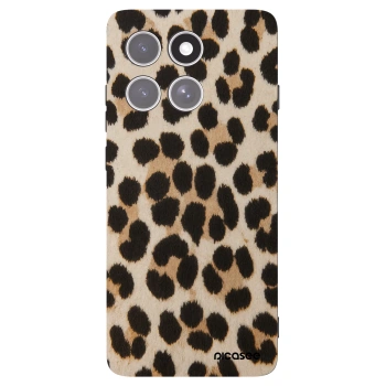 Picasee crna silikonska maskica za Motorola Edge 60 Pro - Brown Tiger