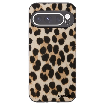 Picasee crna silikonska maskica za Google Pixel 9 Pro XL - Brown Tiger