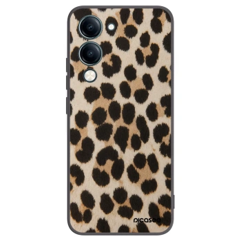Picasee crna silikonska maskica za Vivo Y29s 5G - Brown Tiger