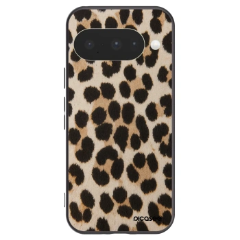 Picasee crna silikonska maskica za Google Pixel 10 - Brown Tiger