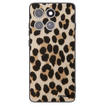 Picasee crna silikonska maskica za Motorola Edge 60 Fusion - Brown Tiger