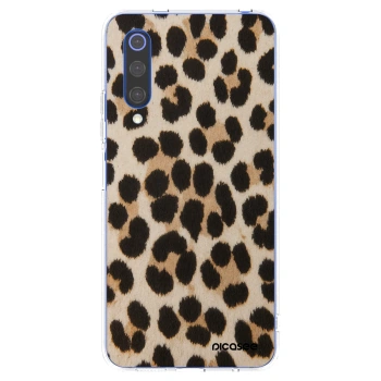 Picasee silikonska prozirna maskica za Xiaomi Mi 9 SE - Brown Tiger