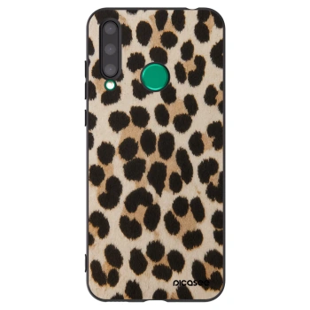 Picasee crna silikonska maskica za Honor 20 Lite - Brown Tiger