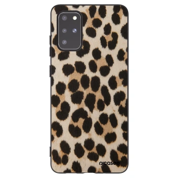 Picasee crna silikonska maskica za Samsung Galaxy S20+ G985F - Brown Tiger