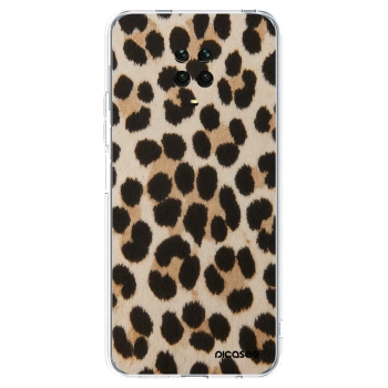 Picasee silikonska prozirna maskica za Xiaomi Redmi Note 9 Pro - Brown Tiger