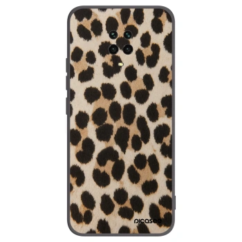 Picasee crna silikonska maskica za Xiaomi Redmi Note 9S - Brown Tiger