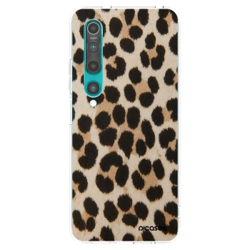 Picasee silikonska prozirna maskica za Xiaomi Mi 10 - Brown Tiger