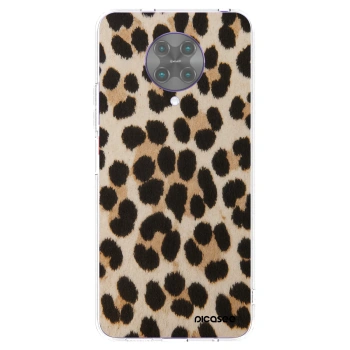 Picasee silikonska prozirna maskica za Xiaomi Poco F2 Pro - Brown Tiger