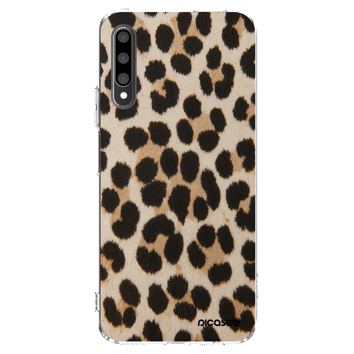 Picasee silikonska prozirna maskica za Honor 9X Pro - Brown Tiger