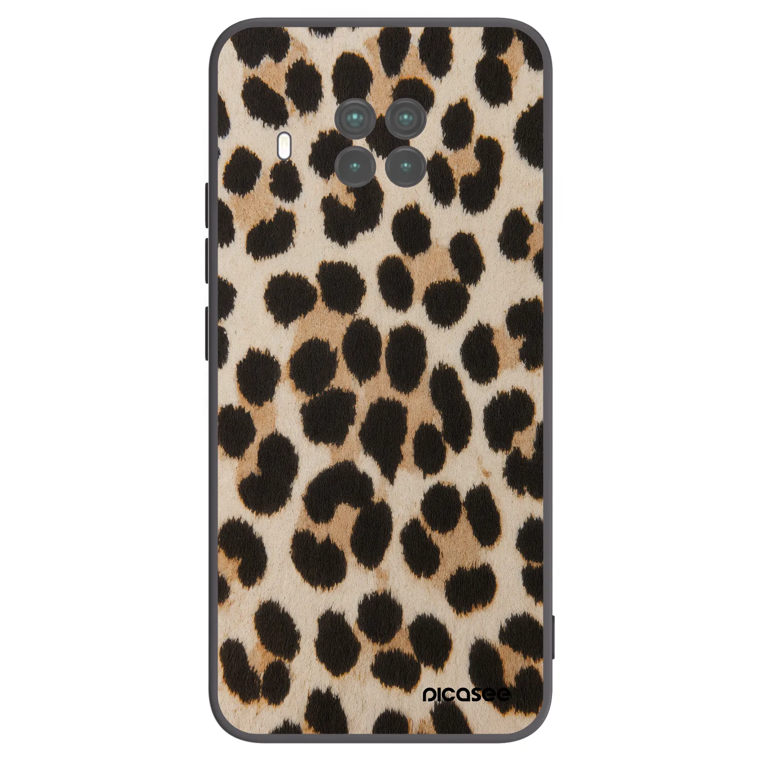 Picasee crna silikonska maskica za Xiaomi Mi 10T Lite - Brown Tiger