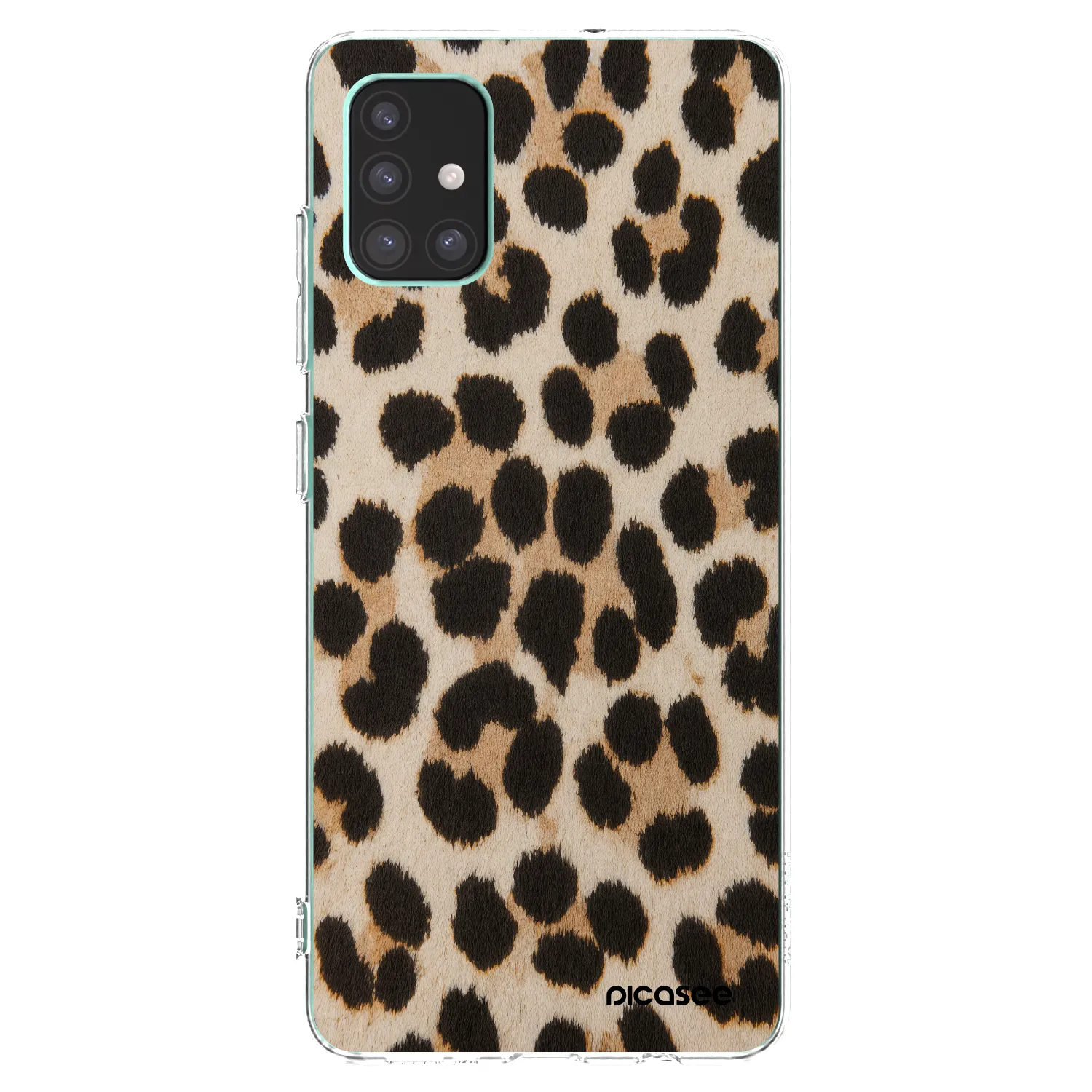 Picasee silikonska prozirna maskica za Samsung Galaxy M51 M515F - Brown Tiger