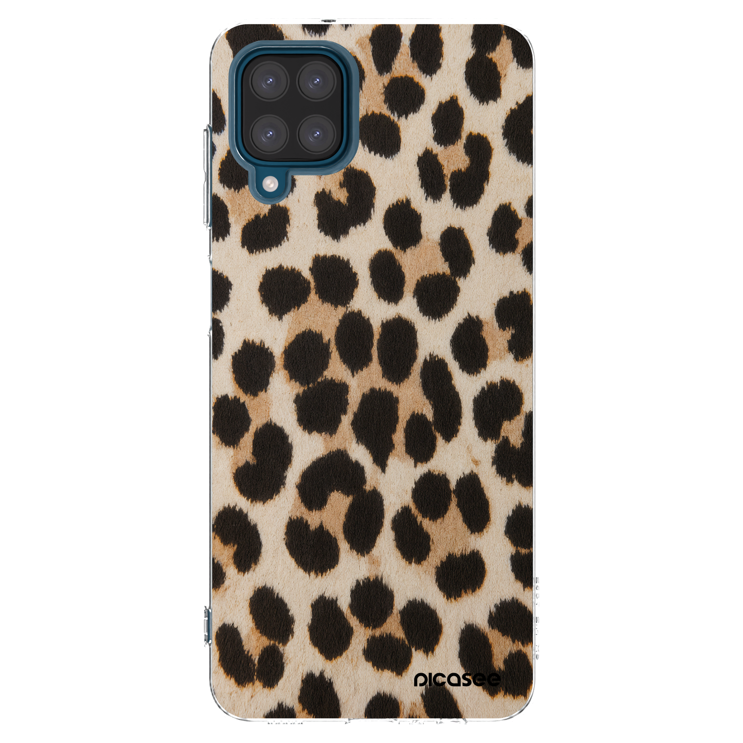 Picasee silikonska prozirna maskica za Samsung Galaxy A12 A125F - Brown Tiger